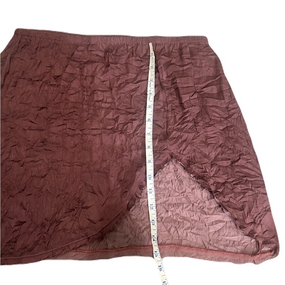 Free People Shine Time Half Slip Skirt Plum Jam Small - Picture 4 of 4